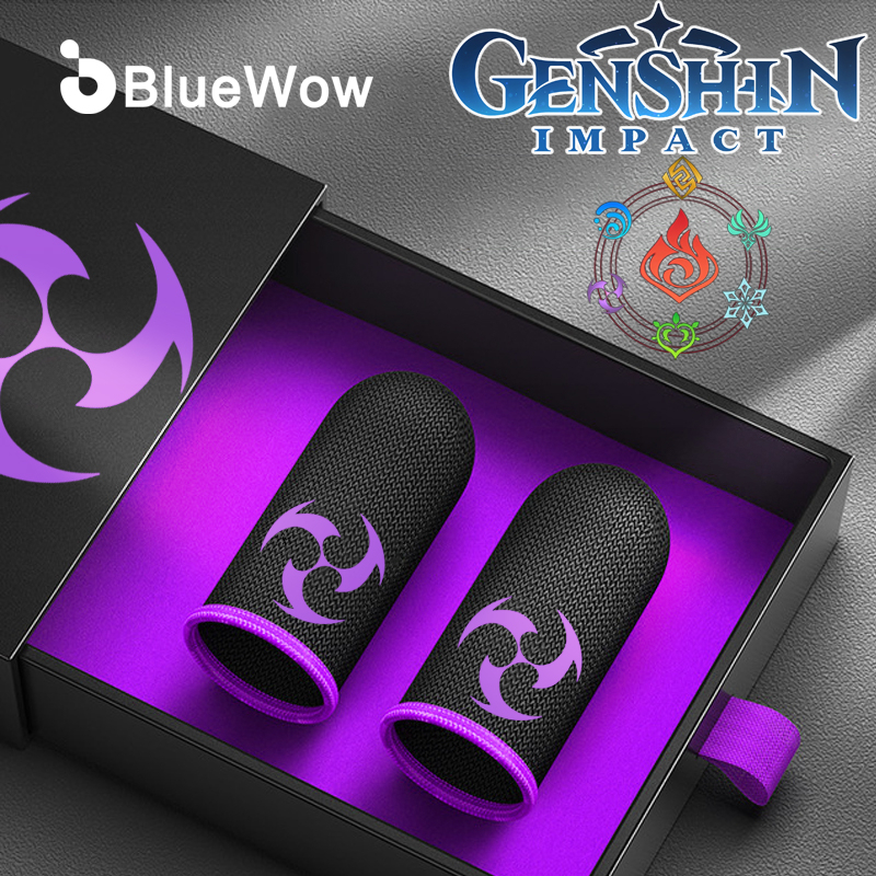 Cũi đeo ngón cái BLUEWOW Electro Genshin bằng sợi nano mỏng thoáng khí chống thấm mồ hôi chơi game PUBG chuyên nghiệp