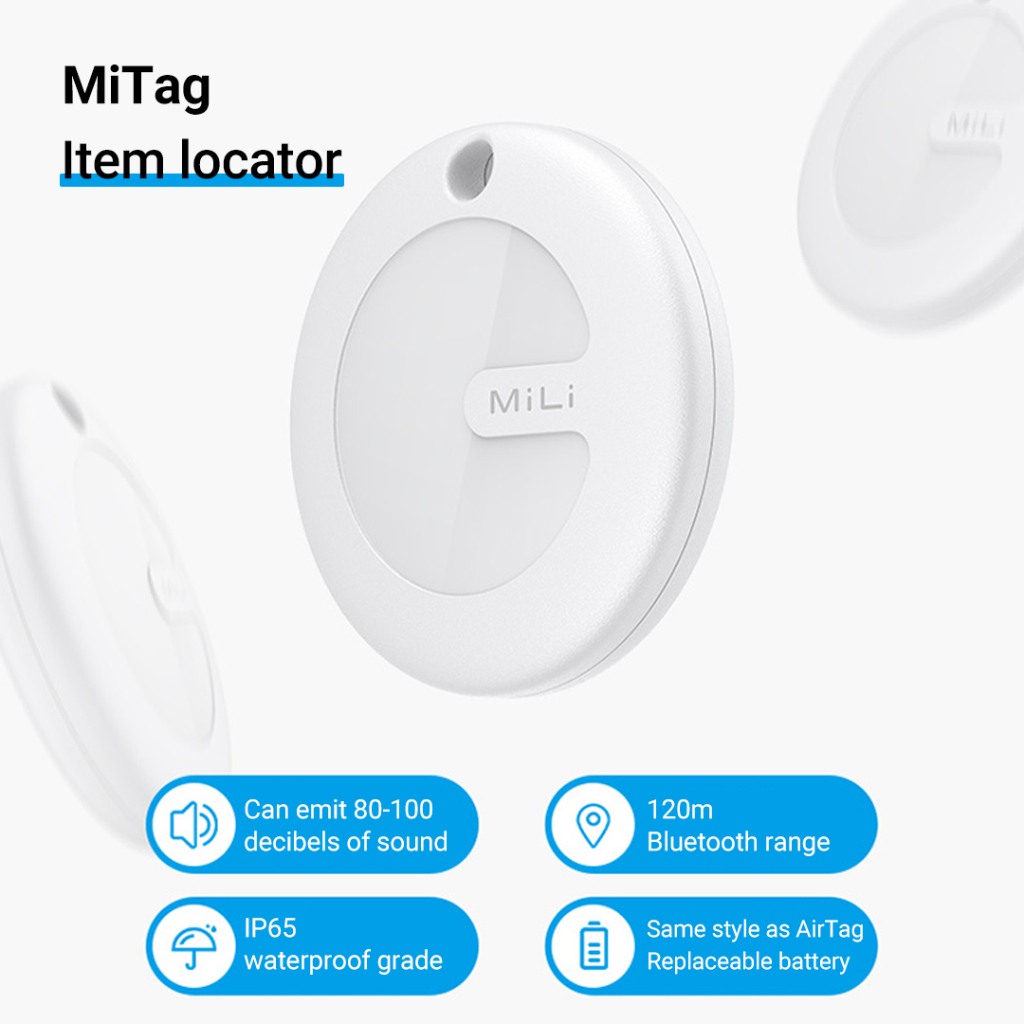 Mitag Thiết Bị Theo Dõi bluetooth Lừa Và Máy Gọi Cho Chìa Khóa / Túi / Hơn Tới 120m Chống Thấm Nước