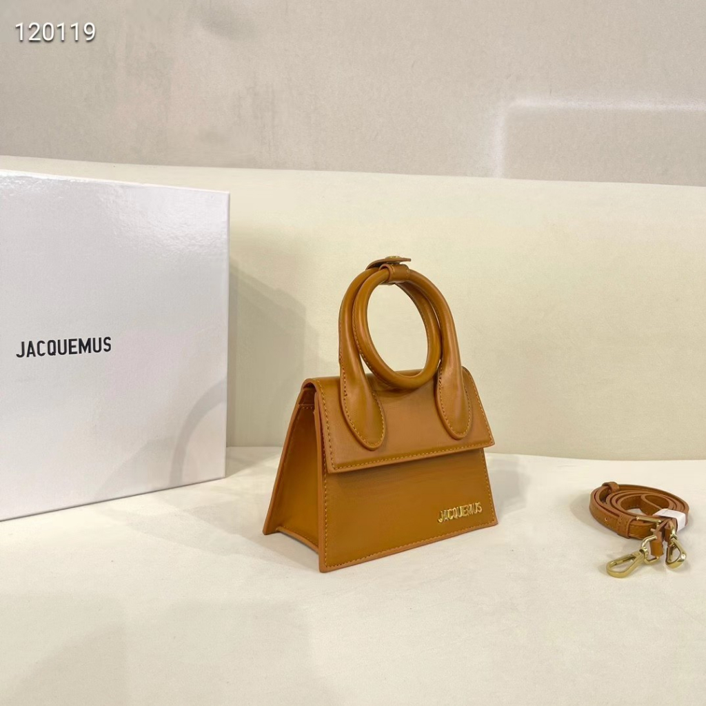 Túi Đeo Chéo JACQUEMUS Chất Liệu Da Thật 100% Thời Trang Cho Nữ