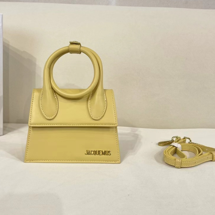 Túi Đeo Chéo JACQUEMUS Chất Liệu Da Thật 100% Thời Trang Cho Nữ