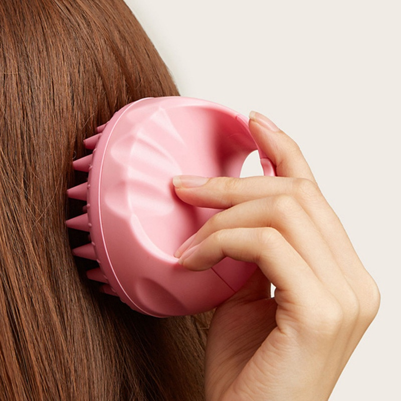 Bàn Chải Tắm Gội Đầu Mát Xa Bằng silicone Chất Lượng Cao