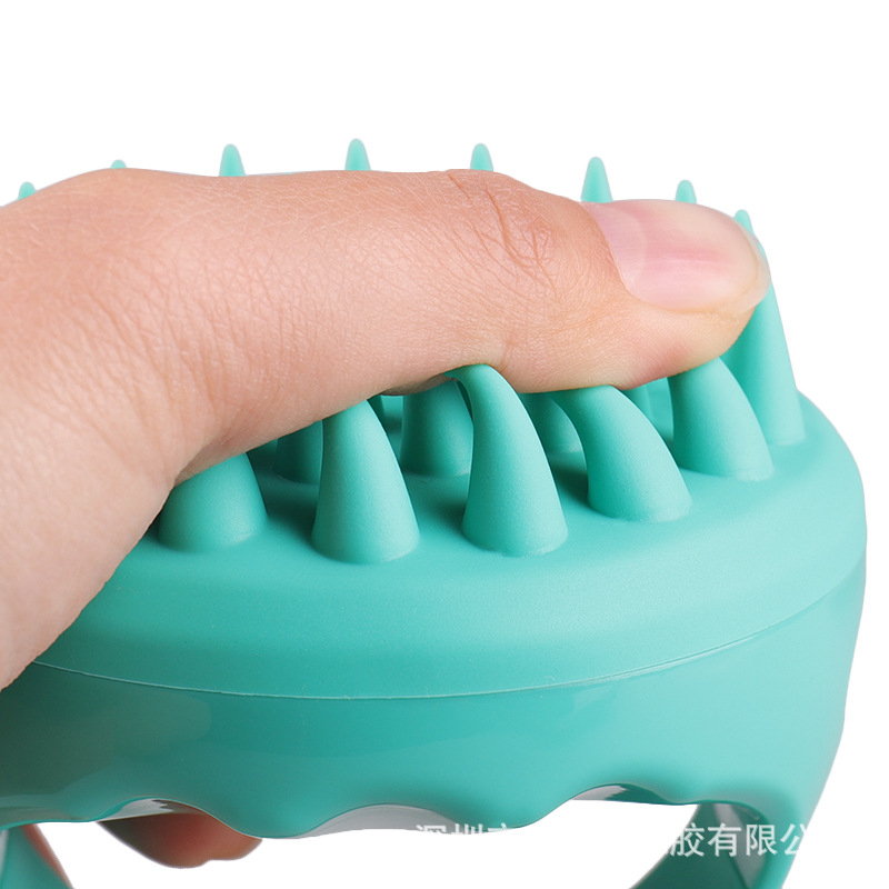 Bàn Chải Tắm Gội Đầu Mát Xa Bằng silicone Chất Lượng Cao