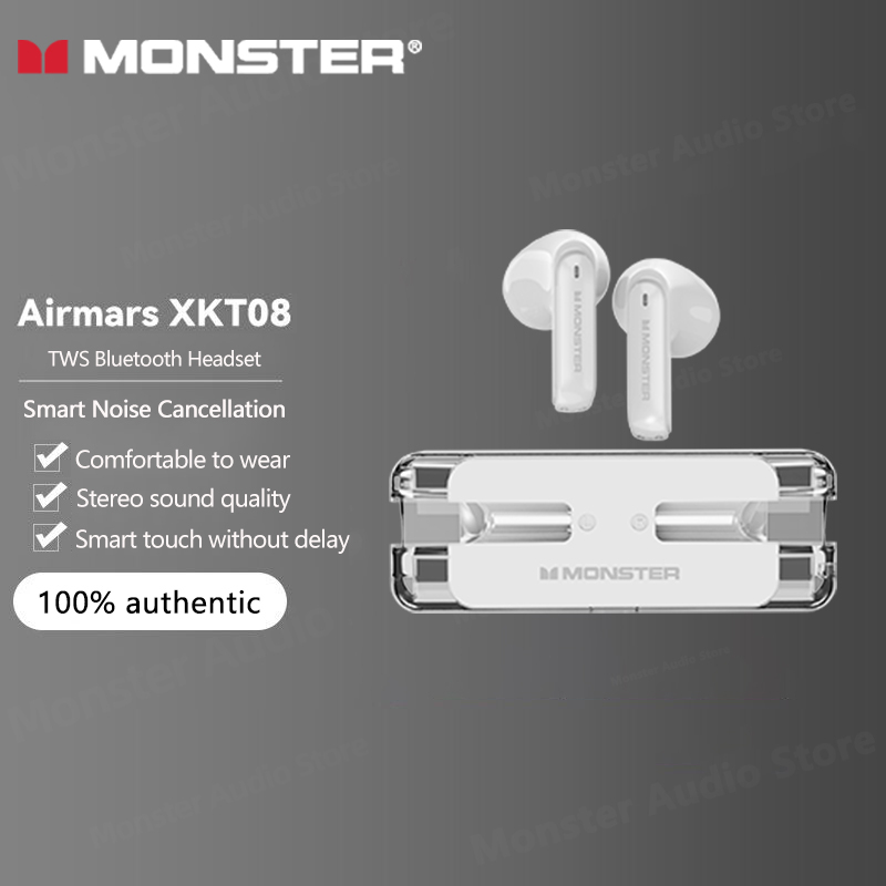 Monster XKT08 Tai Nghe Bluetooth 5.3 Kiểu Dáng Thể Thao Chống Thấm Nước