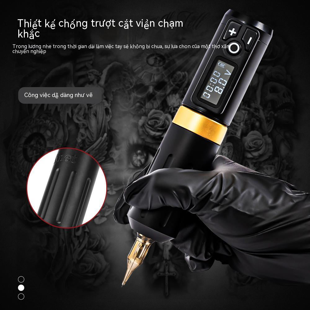 Máy Xăm Hình Cầm Tay Không Dây XNET Plus 2400mah Sạc Được Tiện Dụng