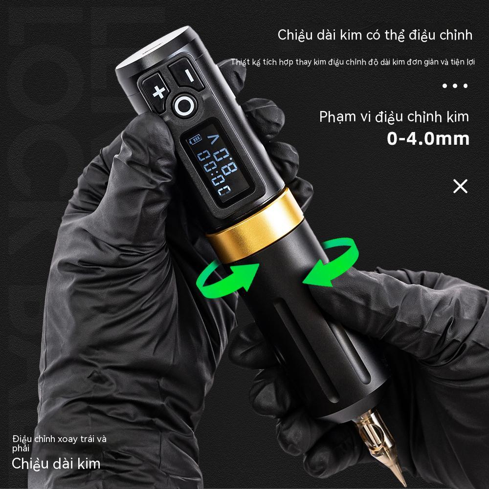 Máy Xăm Hình Cầm Tay Không Dây XNET Plus 2400mah Sạc Được Tiện Dụng