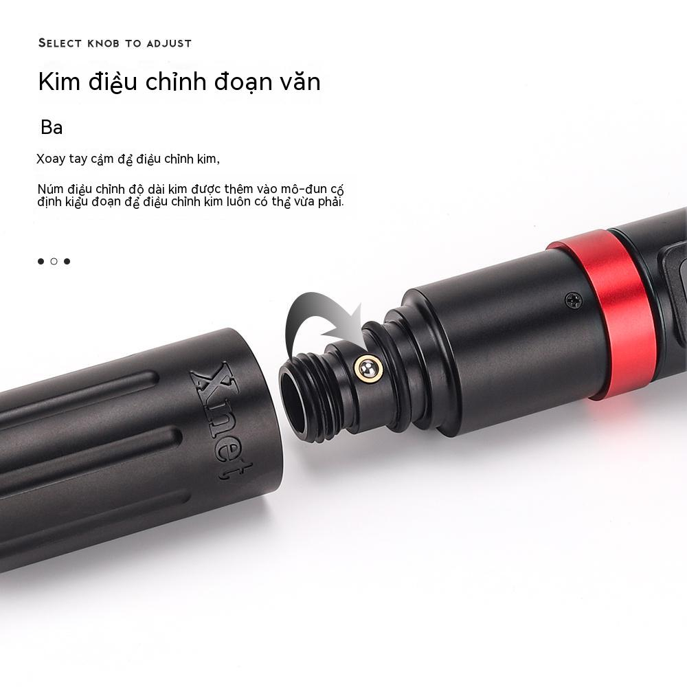 Máy Xăm Hình Cầm Tay Không Dây XNET Plus 2400mah Sạc Được Tiện Dụng