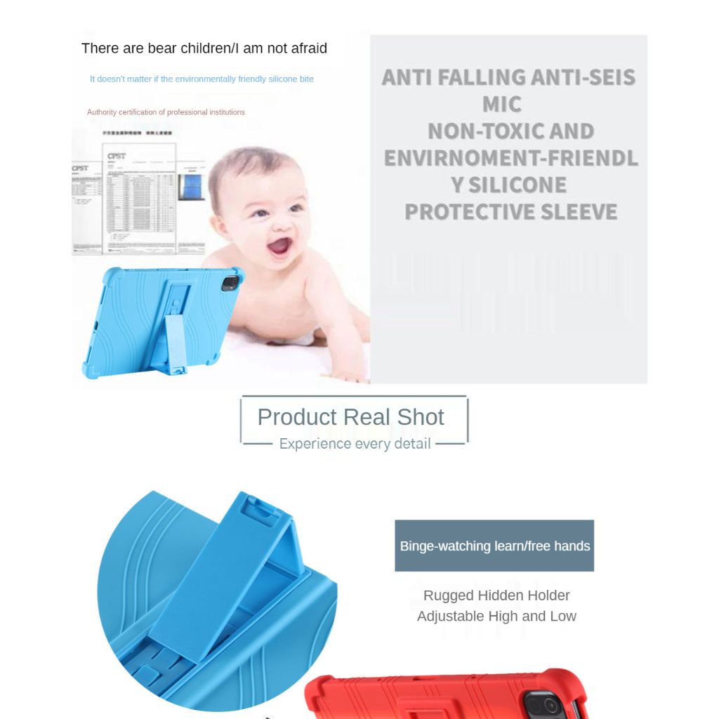 Ốp Máy Tính Bảng Silicon Chống Sốc Cho Xiaomi MiPad 5 Mi Pad 5 Pro 5G 11 "12.4" Xiaomi Pad 4 Plus 8 "10.1"