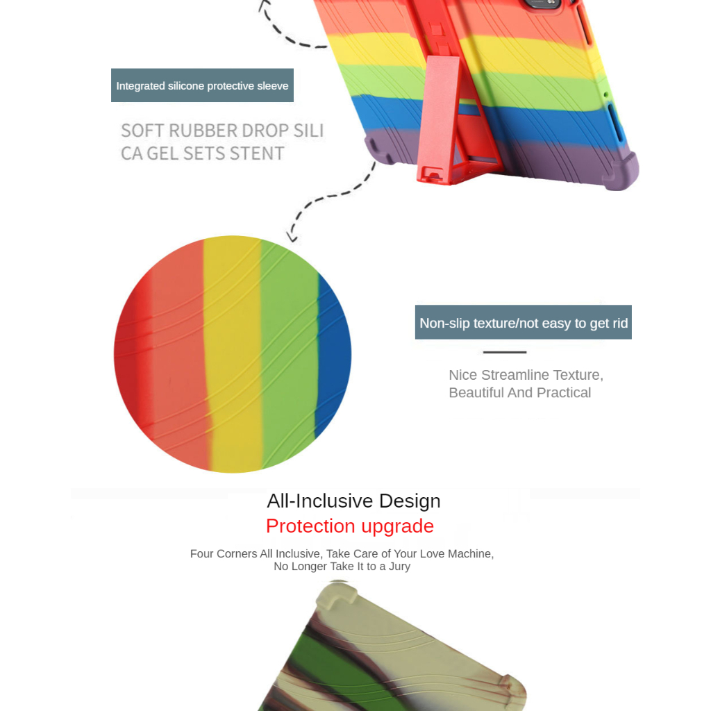 Ốp Máy Tính Bảng Silicon Chống Sốc Cho Xiaomi MiPad 5 Mi Pad 5 Pro 5G 11 "12.4" Xiaomi Pad 4 Plus 8 "10.1"