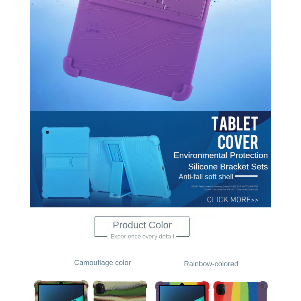 Ốp Máy Tính Bảng Silicon Chống Sốc Cho Xiaomi MiPad 5 Mi Pad 5 Pro 5G 11 "12.4" Xiaomi Pad 4 Plus 8 "10.1"