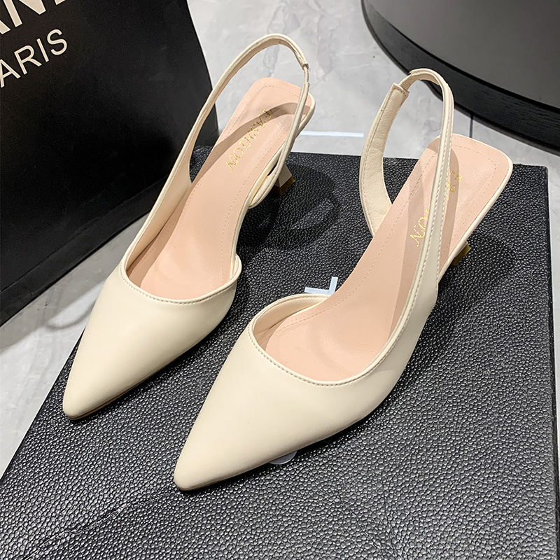 Sandal Cao Gót Mũi Nhọn Thời Trang Xuân Hè 2023 Cho Nữ