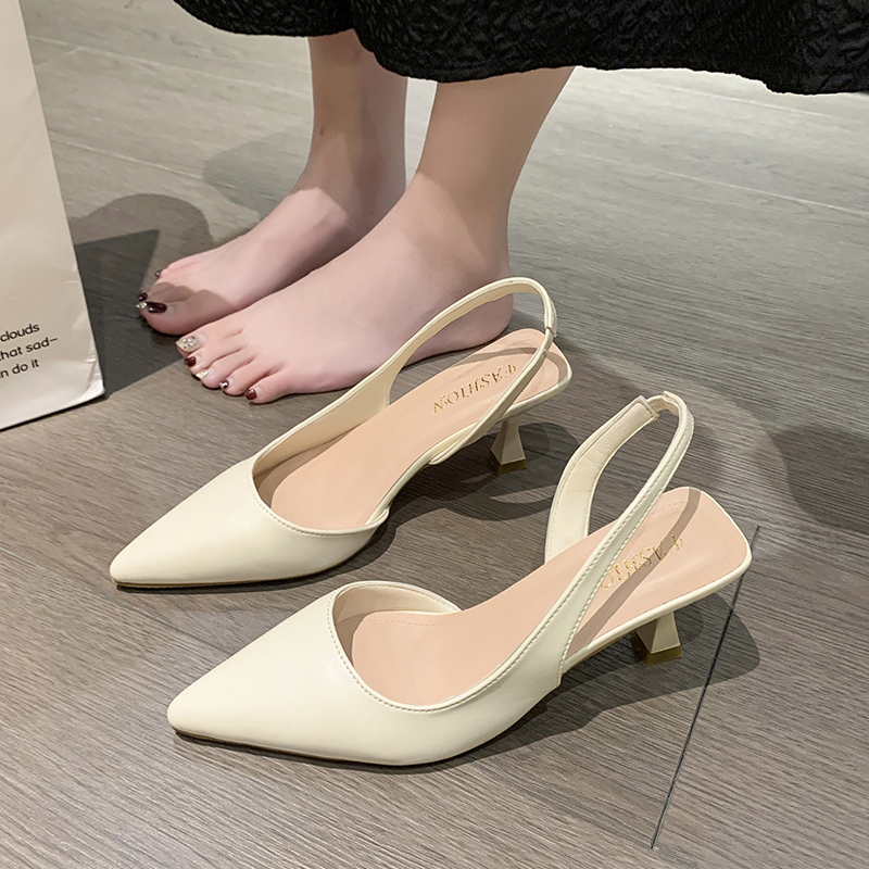 Sandal Cao Gót Mũi Nhọn Thời Trang Xuân Hè 2023 Cho Nữ