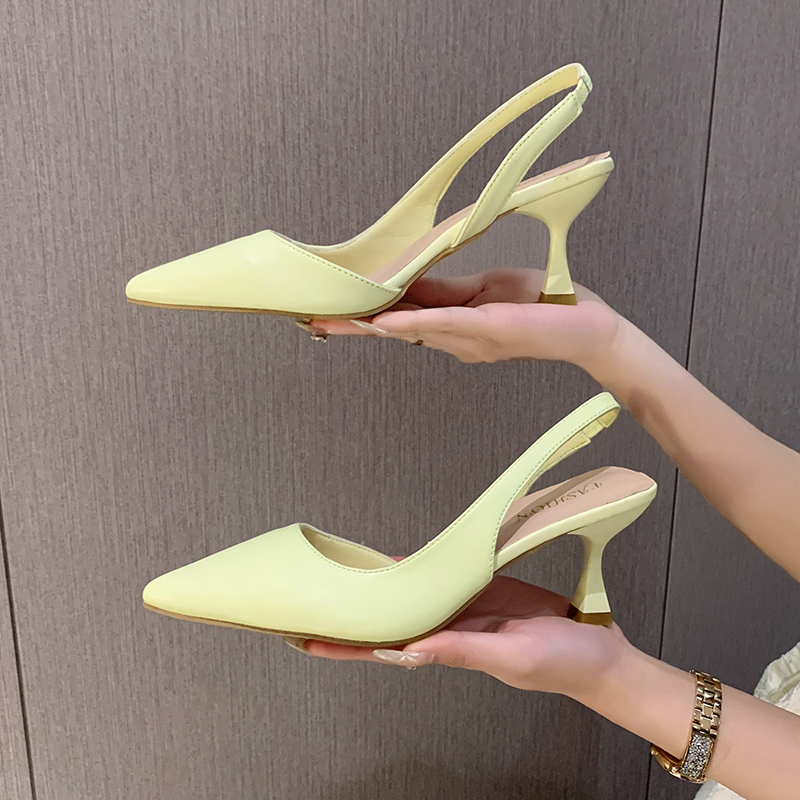 Sandal Cao Gót Mũi Nhọn Thời Trang Xuân Hè 2023 Cho Nữ