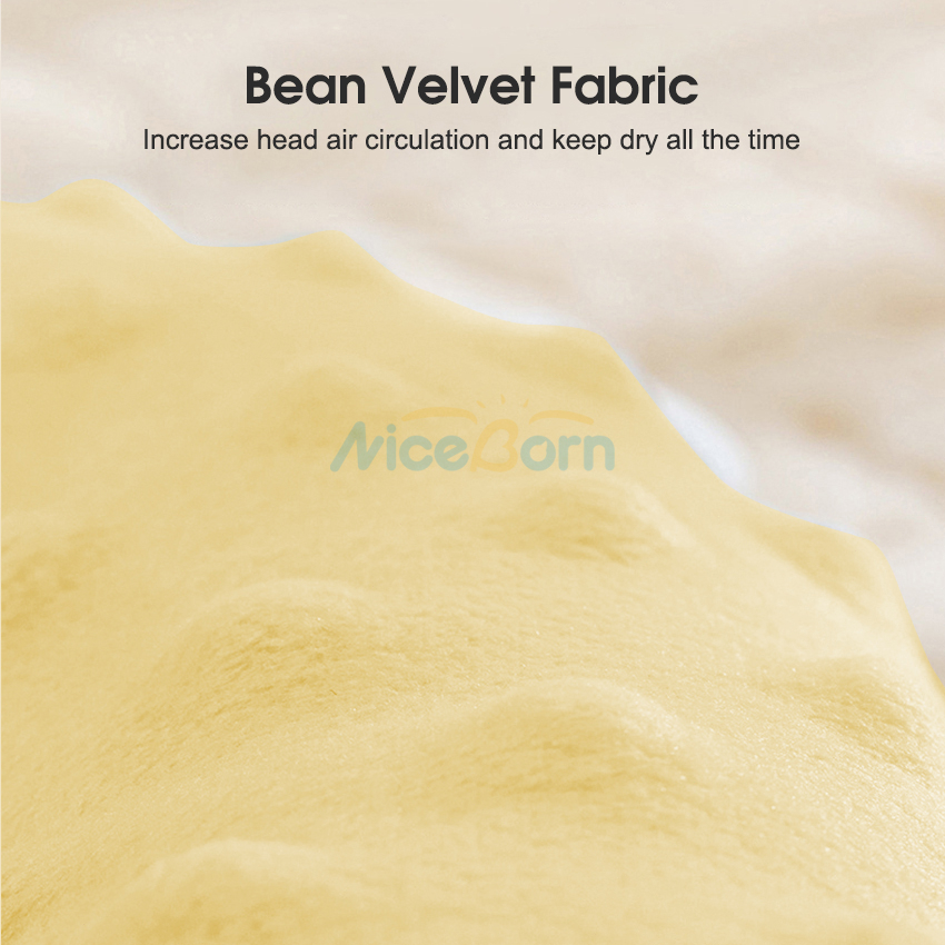 Gối Ngủ Chống Lăn Thoáng Khí Mềm Mại Dễ Thương Cho Bé Sơ Sinh