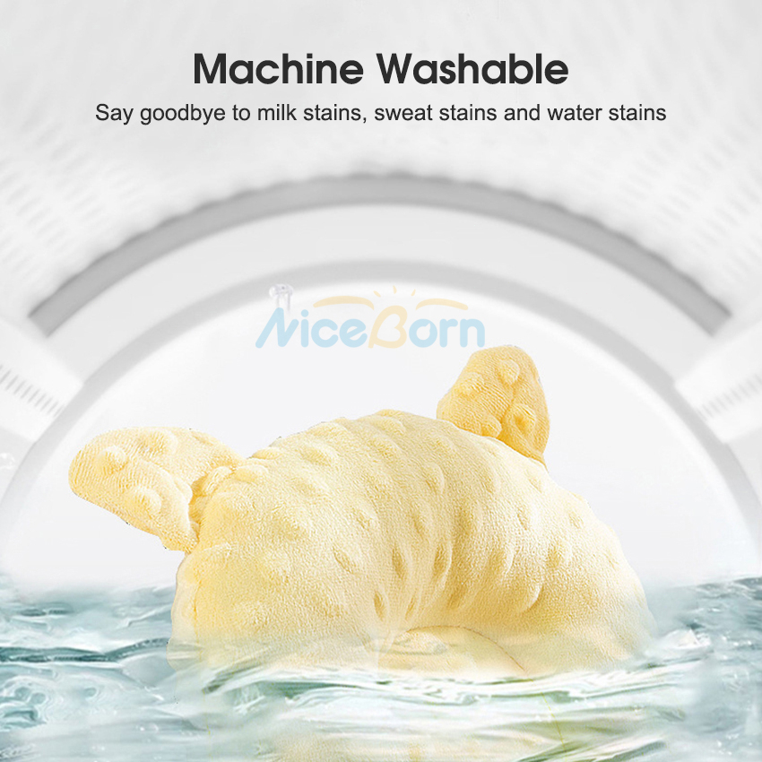 Gối Ngủ Chống Lăn Thoáng Khí Mềm Mại Dễ Thương Cho Bé Sơ Sinh