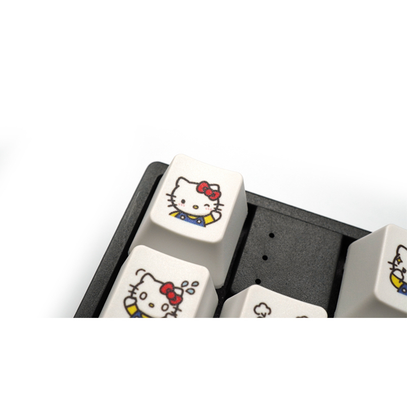 SANRIO Set 4 Nút Bàn Phím Cơ OEM R4 Hình Hello Kitty Dễ Thương