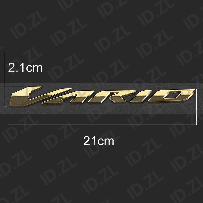 Set 2 Miếng Dán 3D Trang Trí Xe Mô Tô Honda Vario 150 125 125i 150i