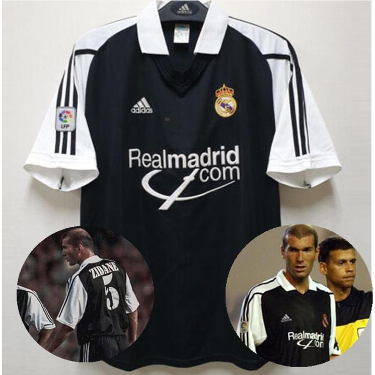 Áo Thun Số 2001-2002 Câu Lạc Bộ Real Madridss Phong Cách vintage