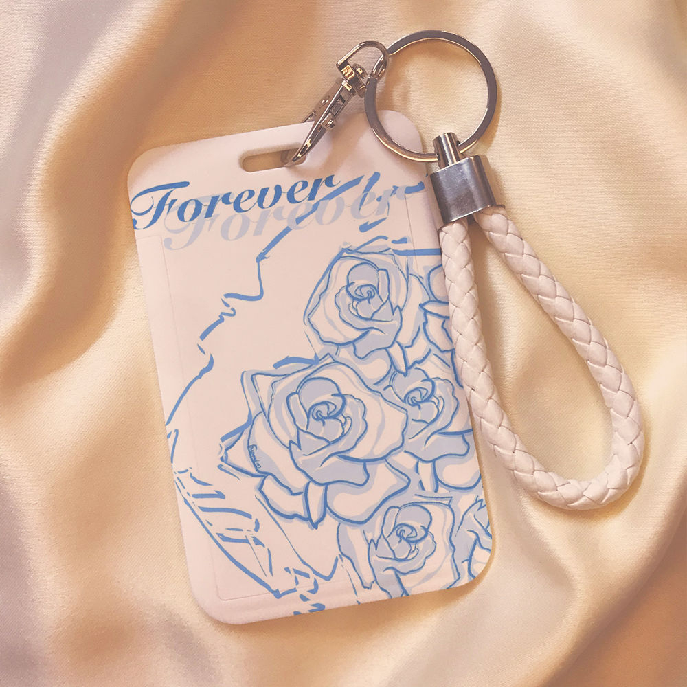 Vỏ Bọc Thẻ ID / Thẻ Ngân Hàng Họa Tiết Hoa Hồng Dễ Thương