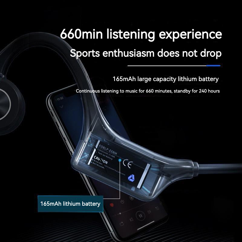 Tai nghe thể thao OKSJ-BS01 không dây Bluetooth chống nước và mồ hôi thích hợp cho Apple/Xiaomi/VIVO/Android