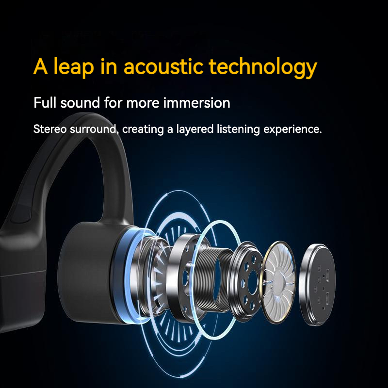 Tai nghe thể thao OKSJ-BS01 không dây Bluetooth chống nước và mồ hôi thích hợp cho Apple/Xiaomi/VIVO/Android