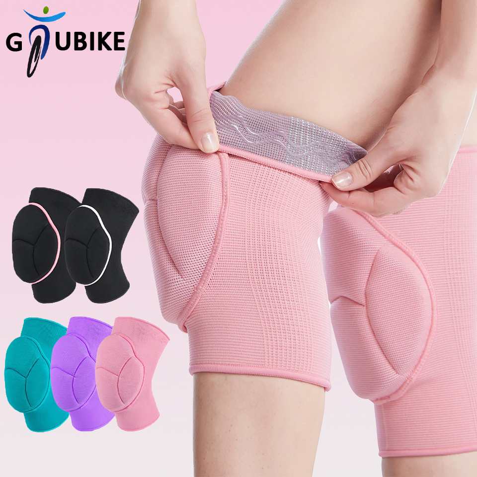 GTUBIKE Miếng đệm đầu gối bằng xốp chống sốc chống va đập dùng khi chơi thể thao/chơi bóng rổ/chạy bộ cho nam và nữ