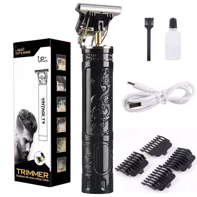 Bộ Tông Đơ Cắt Tóc T9 Dạng Nhấn Tiện Dụng Cho Gia Đình
