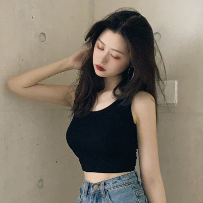 Áo croptop TODOBLACK chất liệu cotton thời trang mùa hè cao cấp dành cho nữ