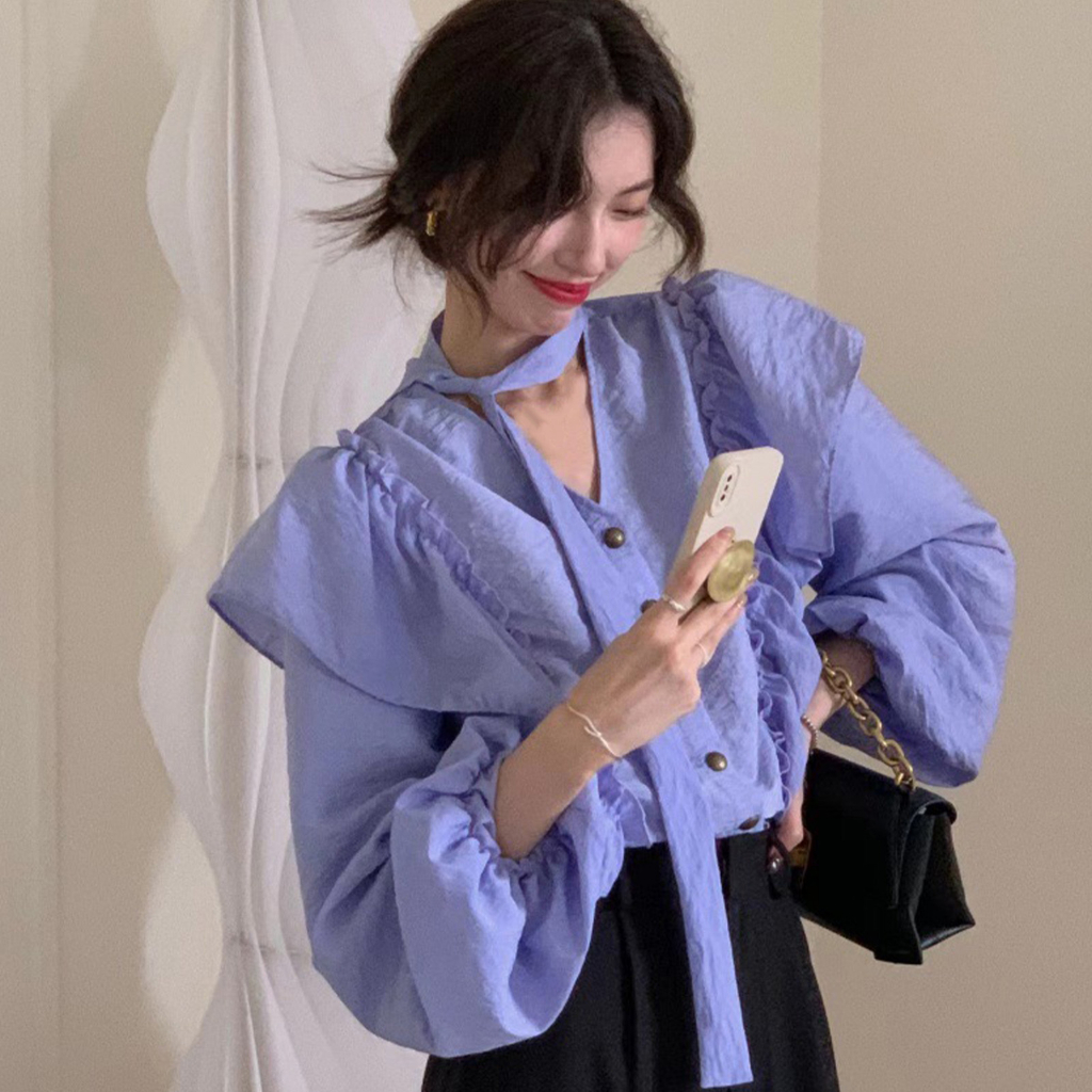 ❀ Hàng Mới Về Mới Áo Sơ Mi Phong Cách Hàn Quốc Thời Trang Cho Nữ
