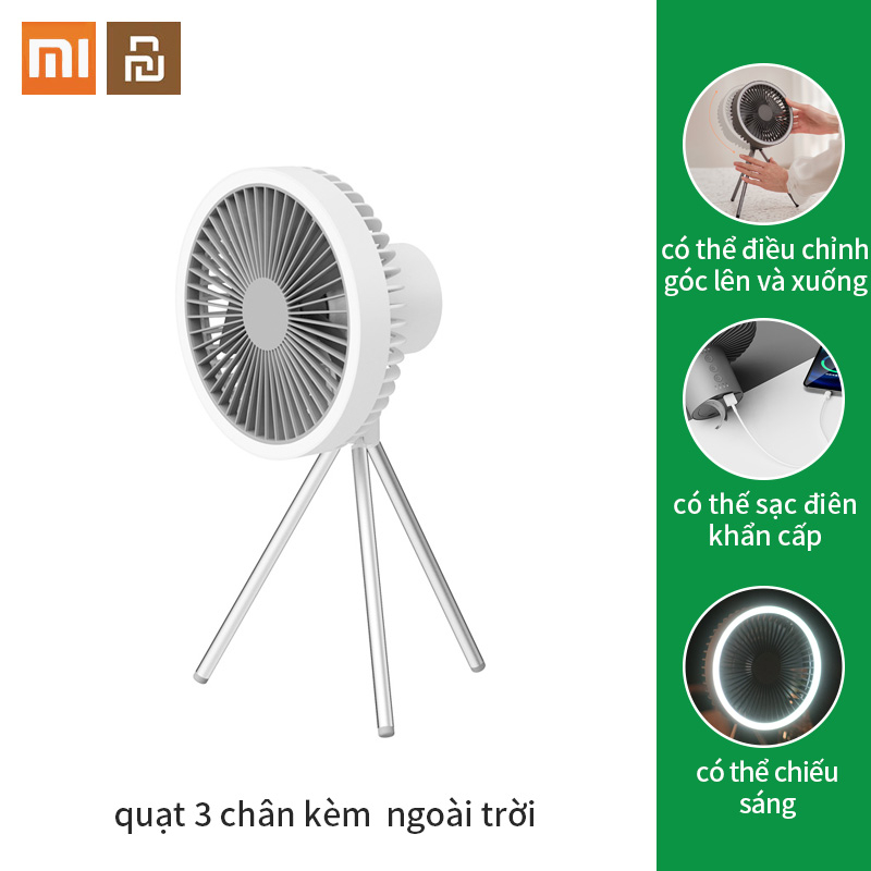 Quạt Làm Mát Xiaomi Youpin Có Thể Sạc Lại Đa Năng Tiện Dụng