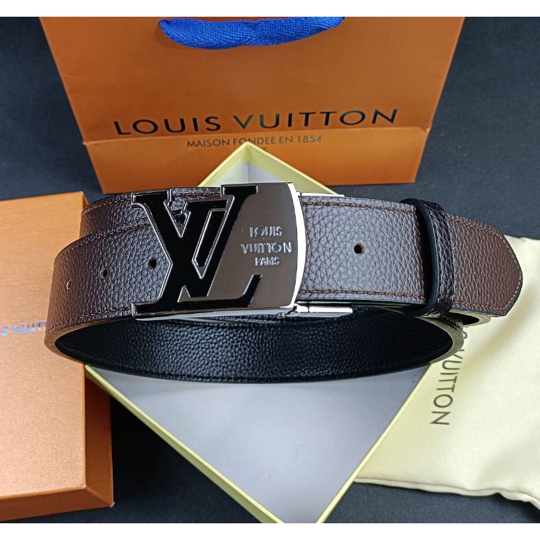 Thắt Lưng Louis Vuitton Hai Lớp Bằng Da Bò Thời Trang Dành Cho Nam