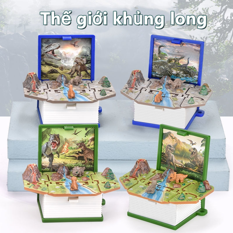 3d Sách Khủng Long Có Móc Khóa Xinh Xắn