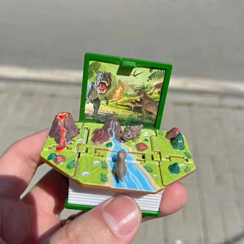 3d Sách Khủng Long Có Móc Khóa Xinh Xắn