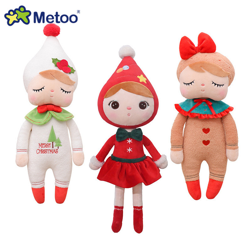 Búp Bê Nhồi Bông Phong Cách Giáng Sinh Đáng Yêu