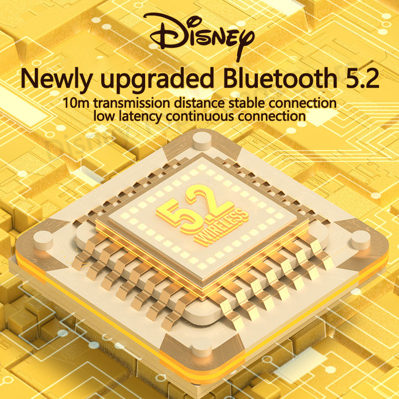 Tai Nghe Nhét Tai Bluetooth 5.2TWS Âm Thanh Sống Động Chống Nước Phong Cách Disney