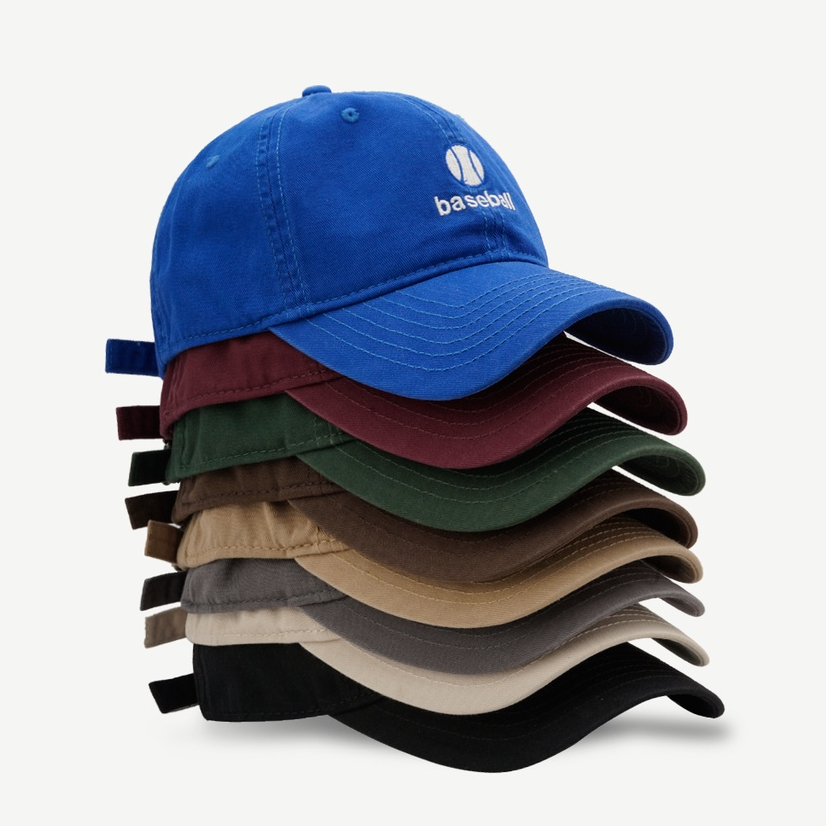 Mũ Lưỡi Trai Mềm Thêu Chữ Phong Cách Đường Phố Hàn Quốc Cá Tính