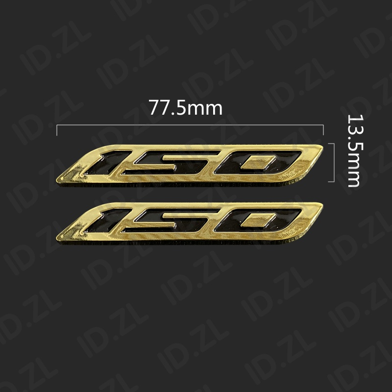 Set 2 Miếng Dán 3D Trang Trí Xe Mô Tô Honda Vario 150 125 125i 150i