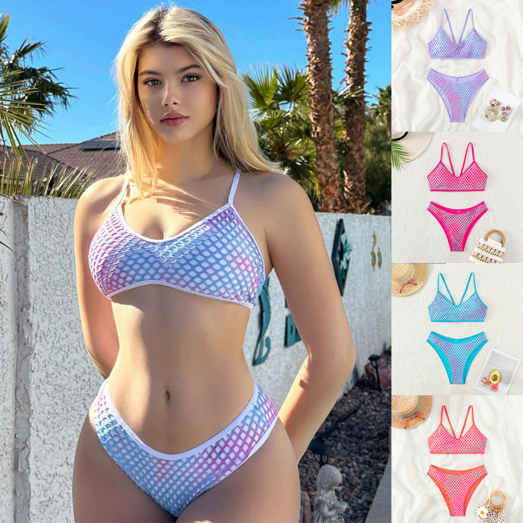 Bộ Đồ Bơi Bikini Hai Dây Phong Cách Âu Mỹ Hàng Mới 2023