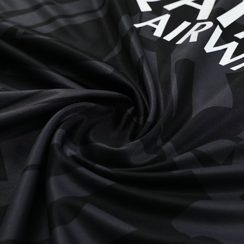 Bộ Quần Áo Bóng Đá Màu Đen Size S-2XL 2023-24 Paris