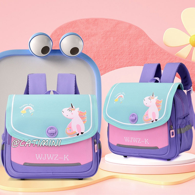 CATIMINI Balo Đi Học Siêu Nhẹ Họa Tiết Hoạt Hình Dễ Thương Cho Trẻ Mẫu Giáo