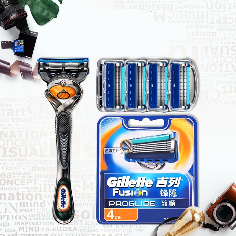Gillette Dao Cạo Râu 5 Lưỡi Chuyên Dụng Cho Nam