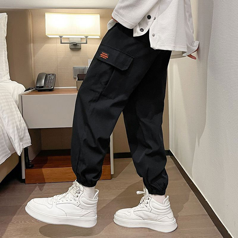 Quần Dài Thể Thao Dáng Rộng Phong Cách Thời Trang Hàn Quốc Cho Nam Giới