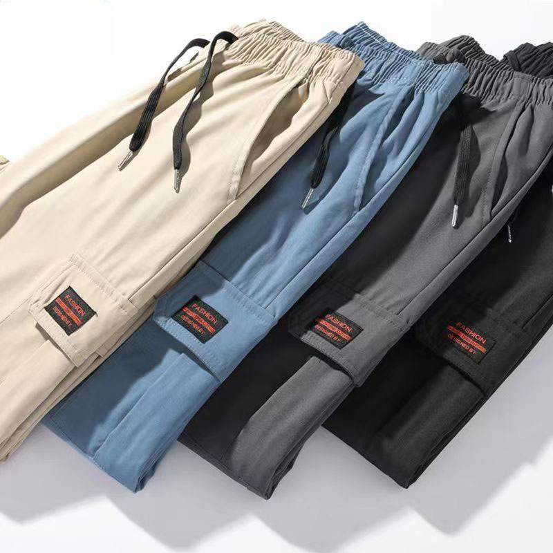 Quần Dài Thể Thao Dáng Rộng Phong Cách Thời Trang Hàn Quốc Cho Nam Giới