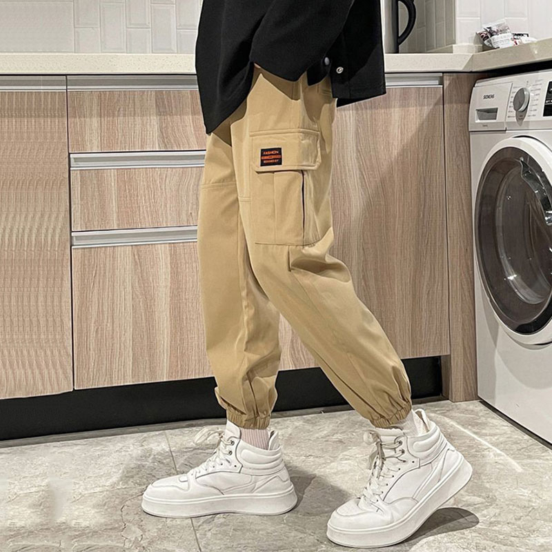 Quần Dài Thể Thao Dáng Rộng Phong Cách Thời Trang Hàn Quốc Cho Nam Giới