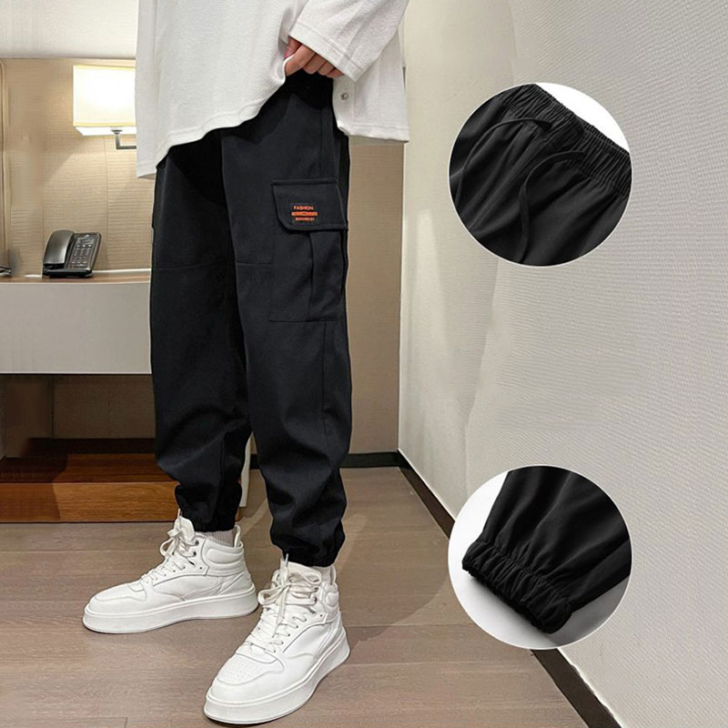 Quần Dài Thể Thao Dáng Rộng Phong Cách Thời Trang Hàn Quốc Cho Nam Giới