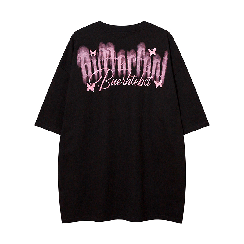 Áo Thun Cotton Ngắn Tay Dáng Rộng In Họa Tiết Thời Trang Mùa Hè Dành Cho Nam Và Nữ