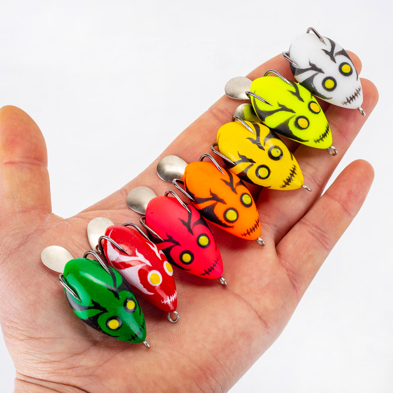 1 Mồi Câu Cá Giả Hình Ếch Nhảy Múa Mềm Mini 9 Màu 4cm / 6g