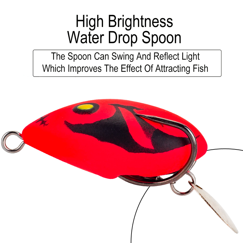 1 Mồi Câu Cá Giả Hình Ếch Nhảy Múa Mềm Mini 9 Màu 4cm / 6g