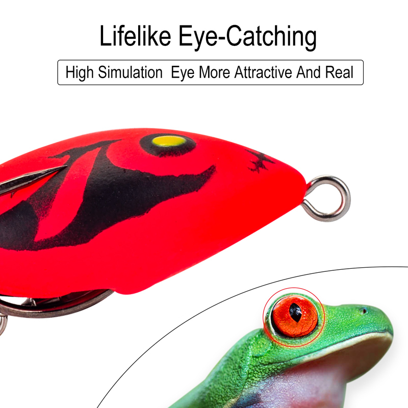 1 Mồi Câu Cá Giả Hình Ếch Nhảy Múa Mềm Mini 9 Màu 4cm / 6g