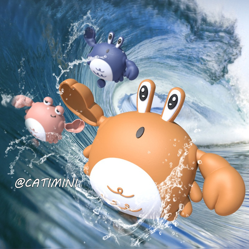 CATIMINI Đồ Chơi Nhà Tắm Hình Con Cua Đáng Yêu Cho Bé