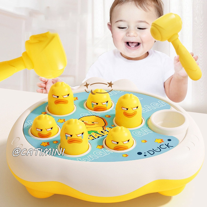 CATIMINI Kids Đồ Chơi Trẻ Sơ Sinh Trên Và Trẻ Nhỏ Hình KIds Whack-a-mole 1-2 Tuổi Thông Minh Và Não sớm.